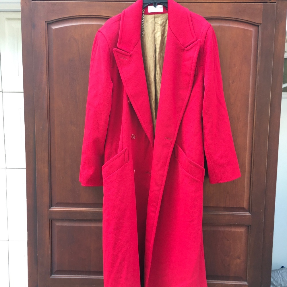 Red Wool coat